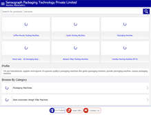 Tablet Screenshot of packagingmachinery4u.com